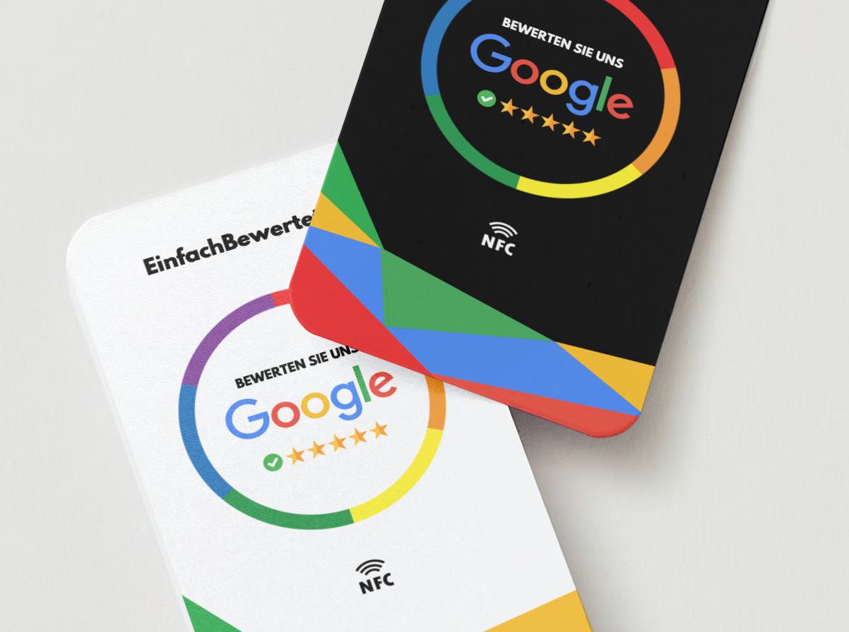 GOOGLE BEWERTUNGSKARTE (NFC) INDIVIDUELL