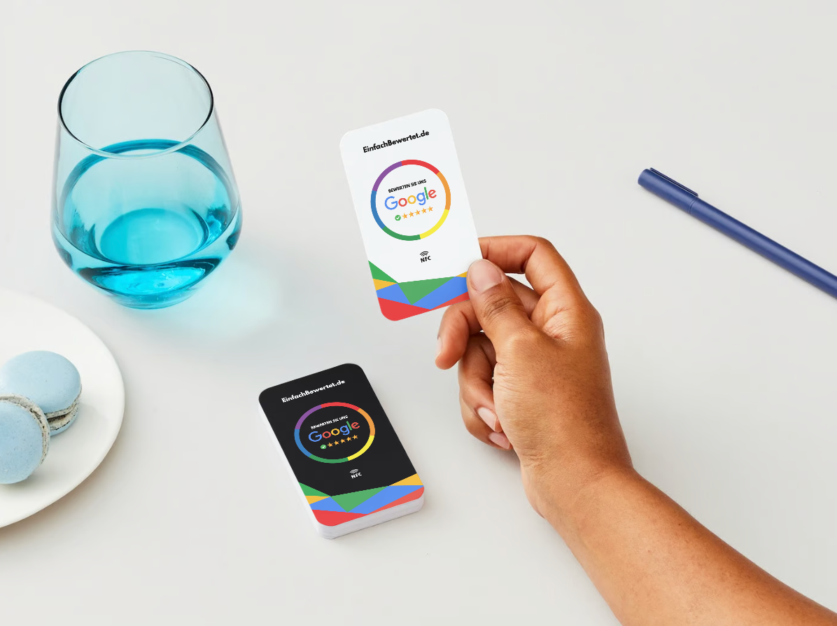 GOOGLE BEWERTUNGSKARTE (NFC) INDIVIDUELL