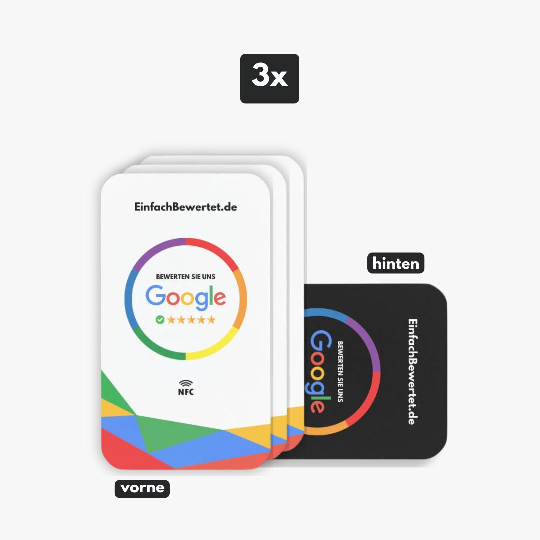 GOOGLE BEWERTUNGSKARTE (NFC) INDIVIDUELL