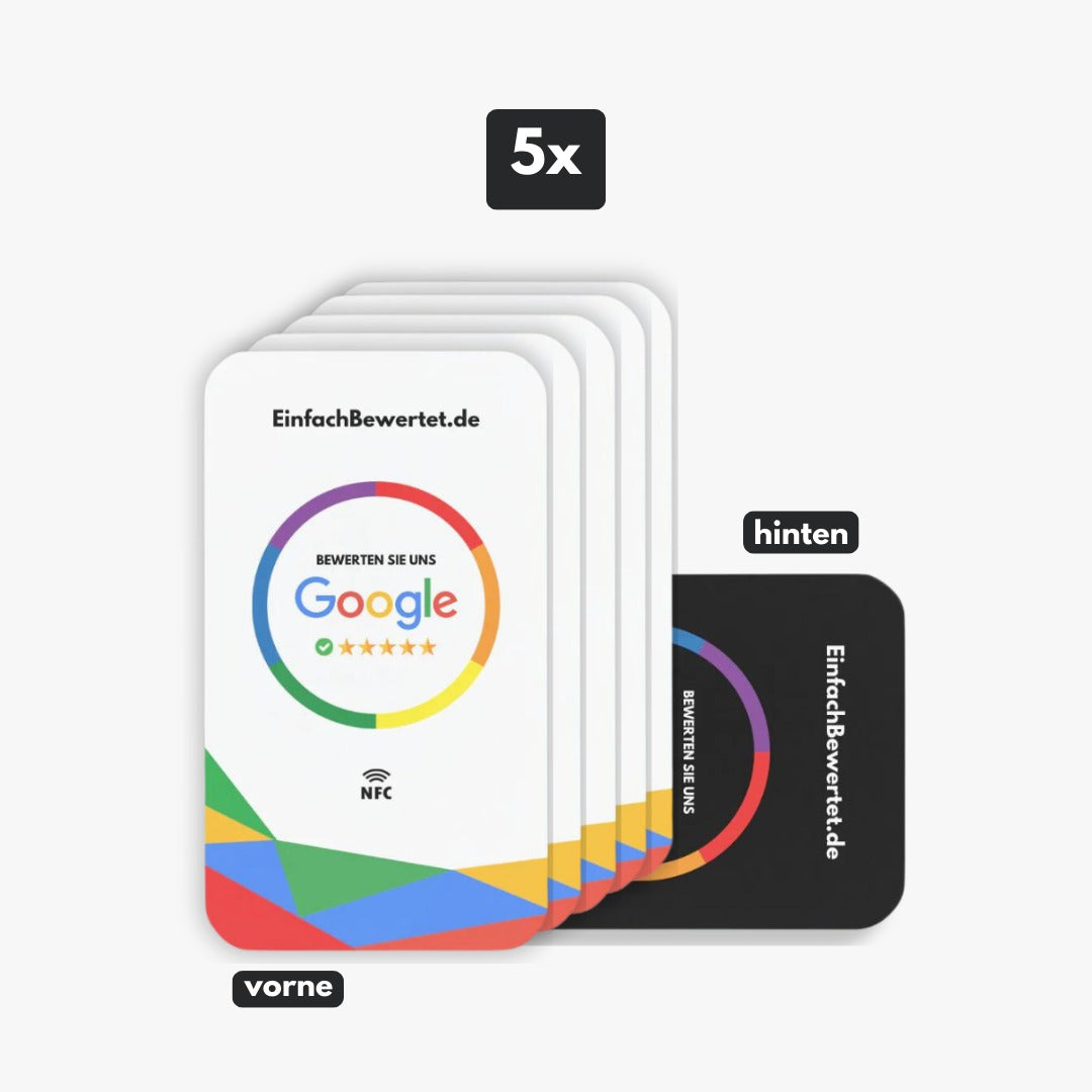 GOOGLE BEWERTUNGSKARTE (NFC) INDIVIDUELL