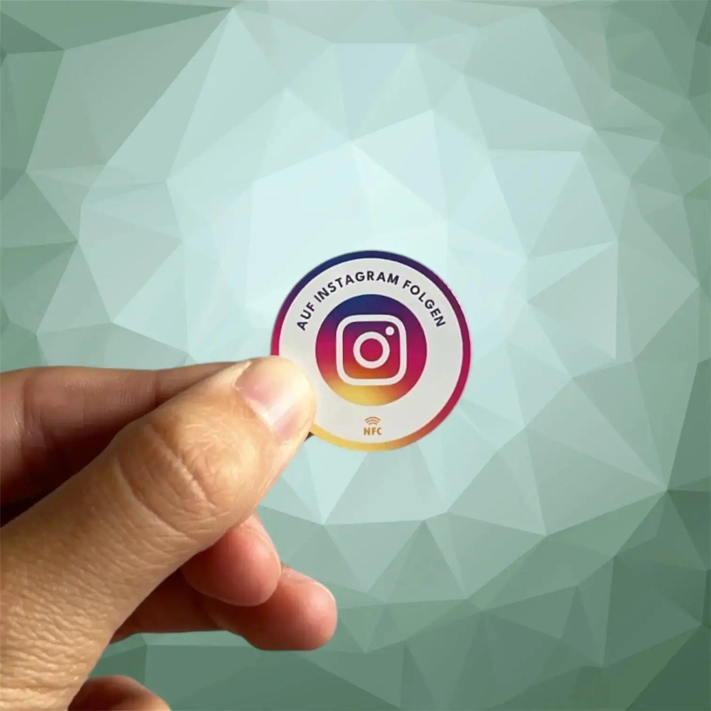 NFC INSTAGRAM-HANDYSTICKER Einfachbewertet