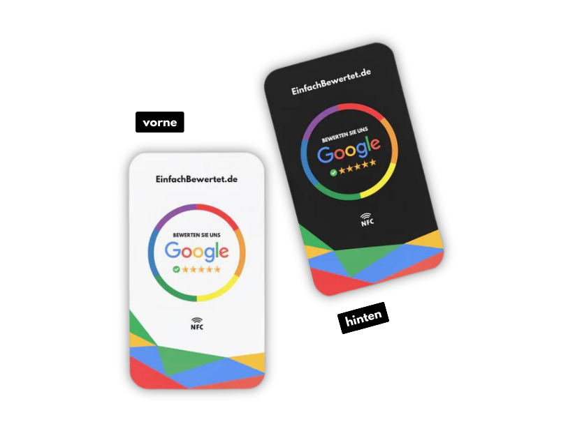 GOOGLE BEWERTUNGSKARTE (NFC) INDIVIDUELL